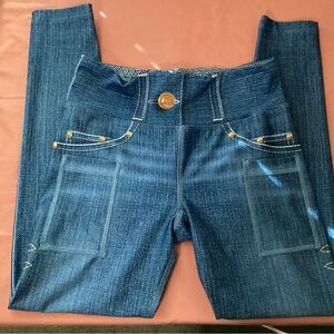 INKnBURN Blue Jean Leggings